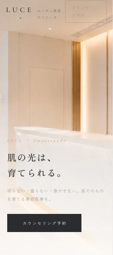 LUCE スマートフォン表示